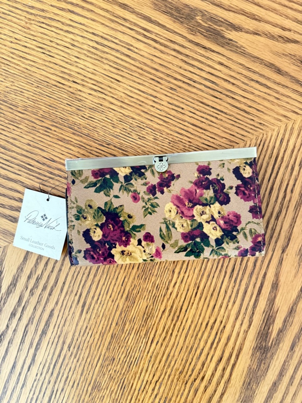 Patricia Nash Cauchy Wallet - Antique Rose Floral